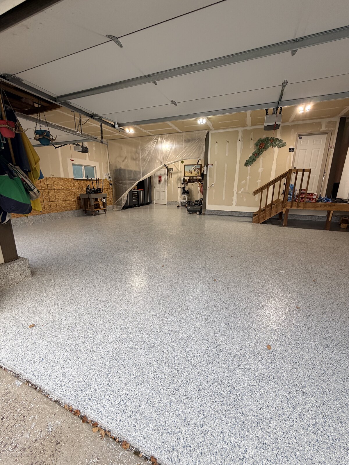 New construction floor coating