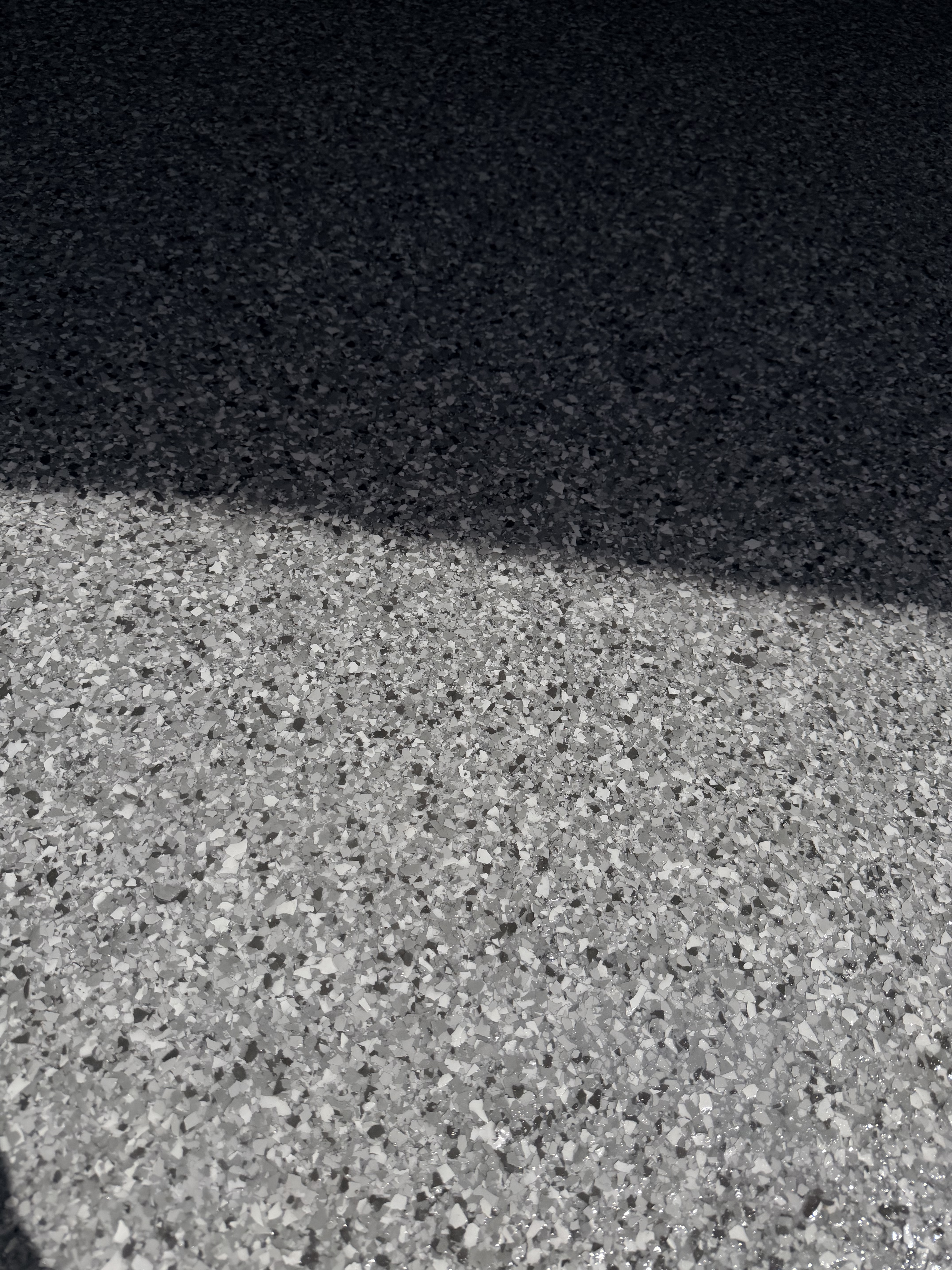 Polyaspartic floor coating installation